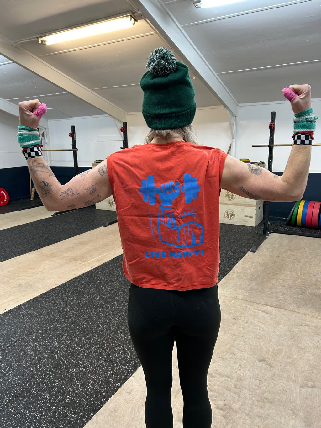 Lift Heavy Live Happy - Training tank top