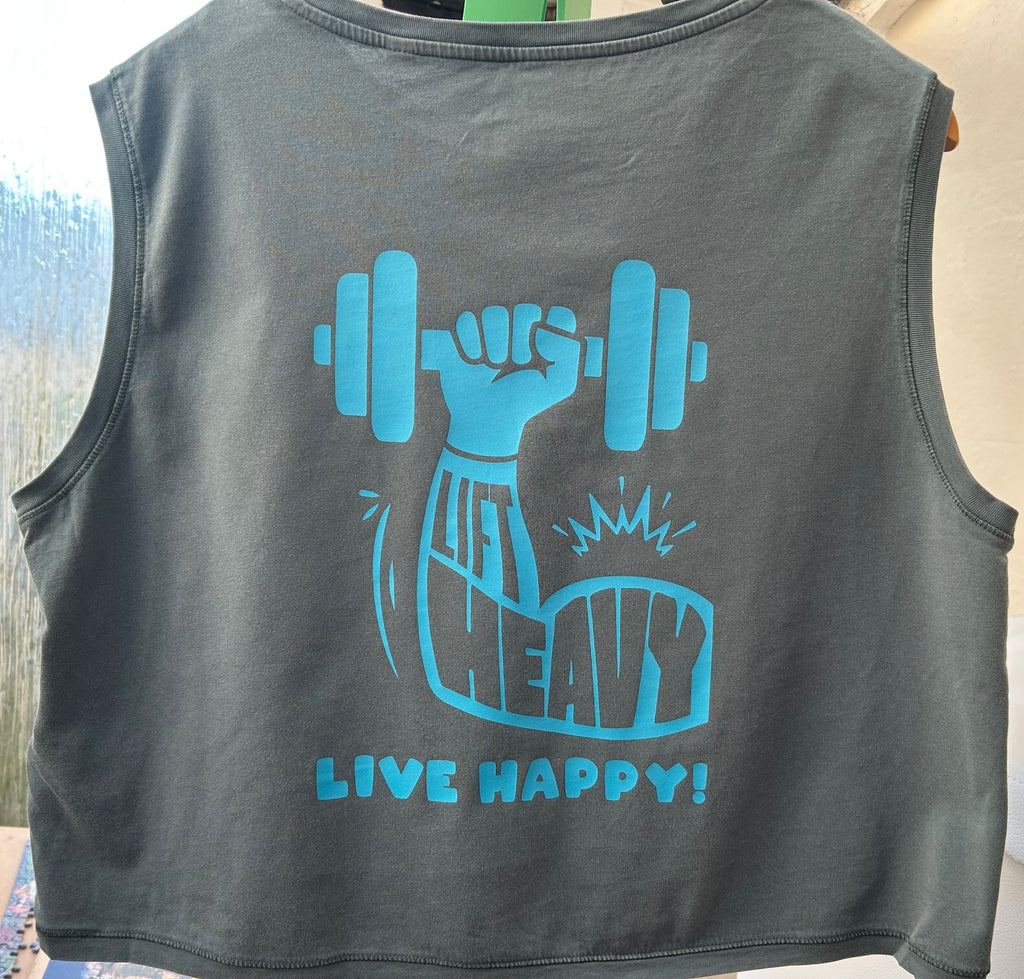 Lift Heavy Live Happy - Training tank top