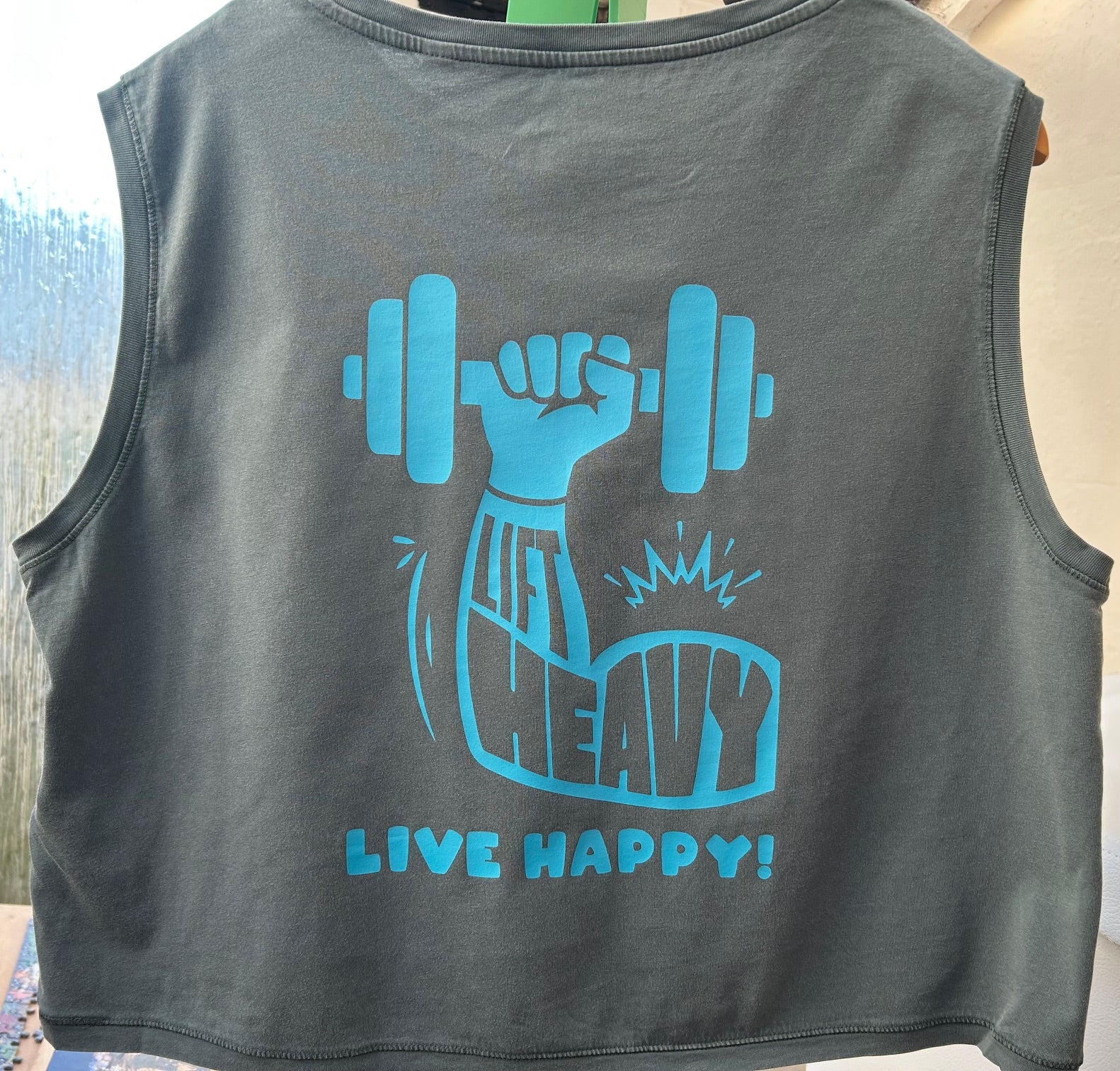 Lift Heavy Live Happy - Training tank top