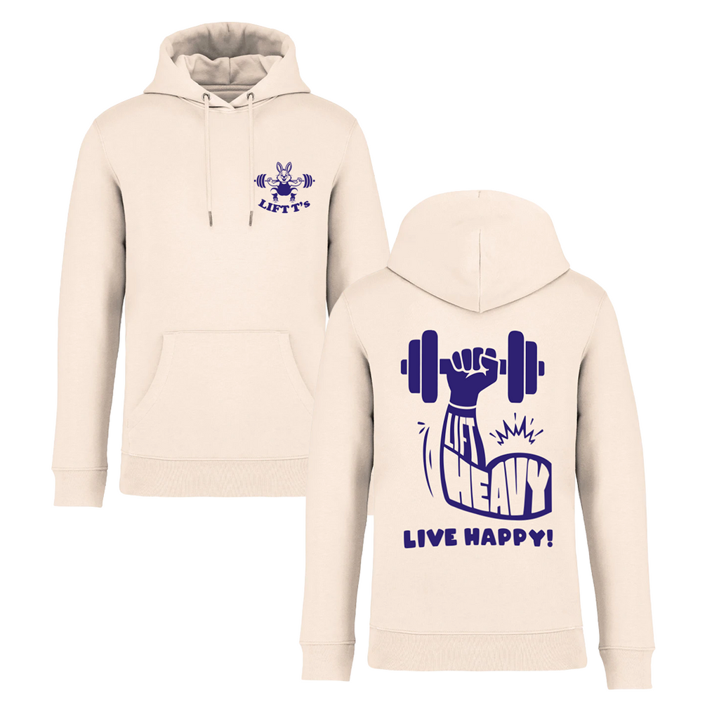Lift Heavy Live Happy - Training hoodie