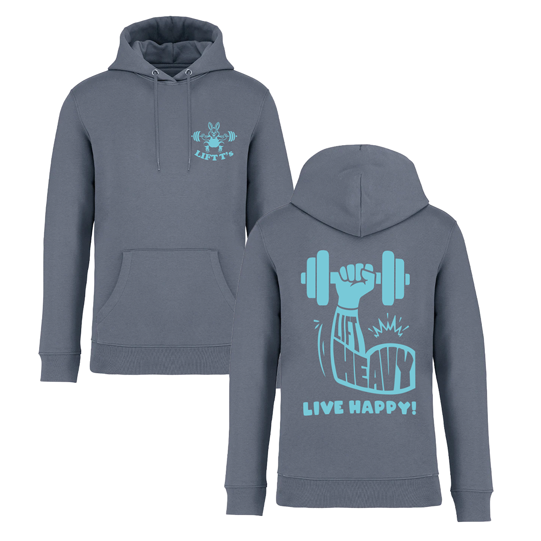 Lift Heavy Live Happy - Training hoodie