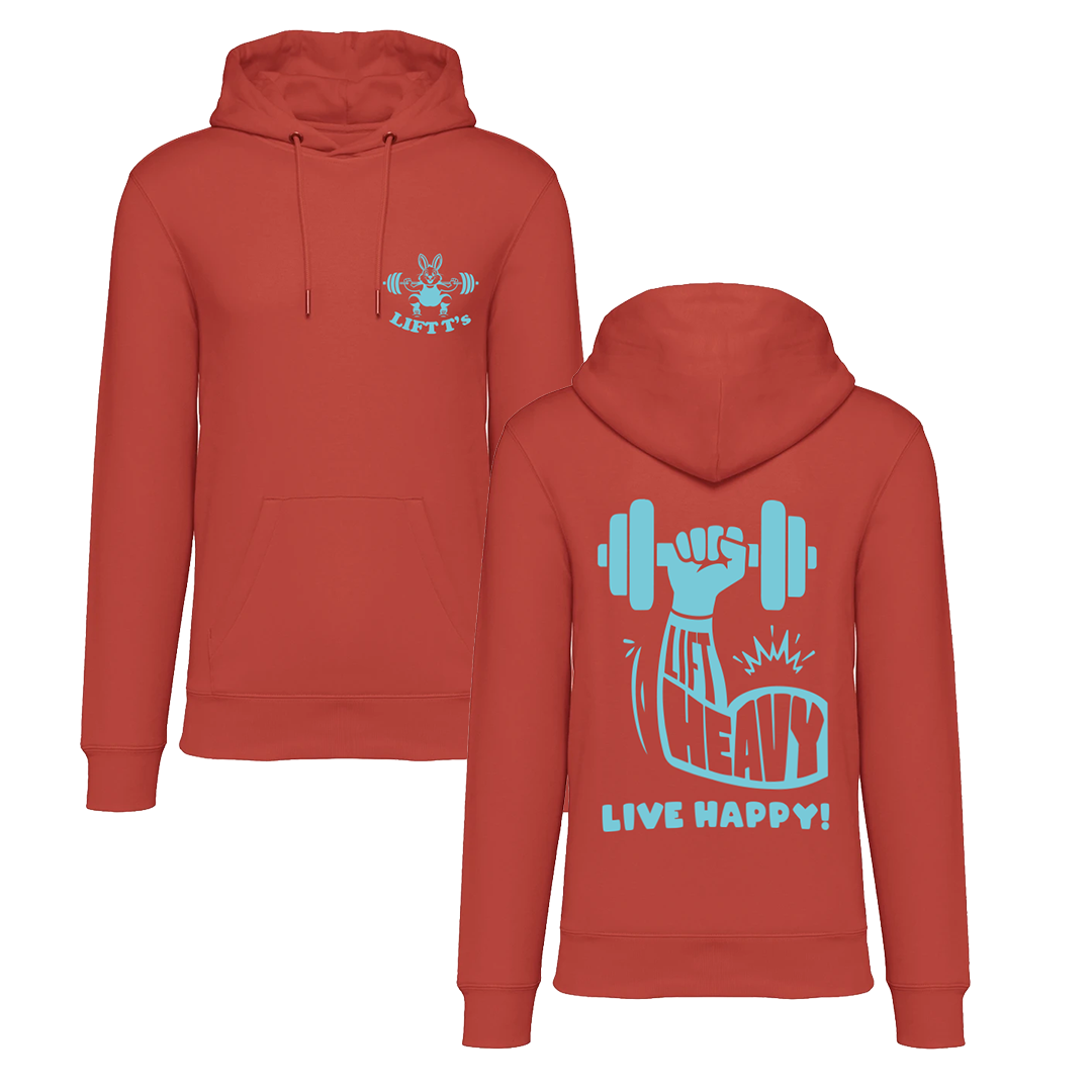 Lift Heavy Live Happy - Training hoodie