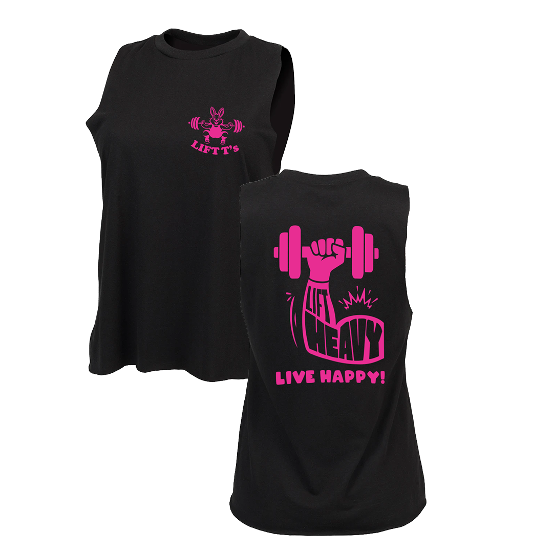 Lift Heavy Live Happy - Training Vest