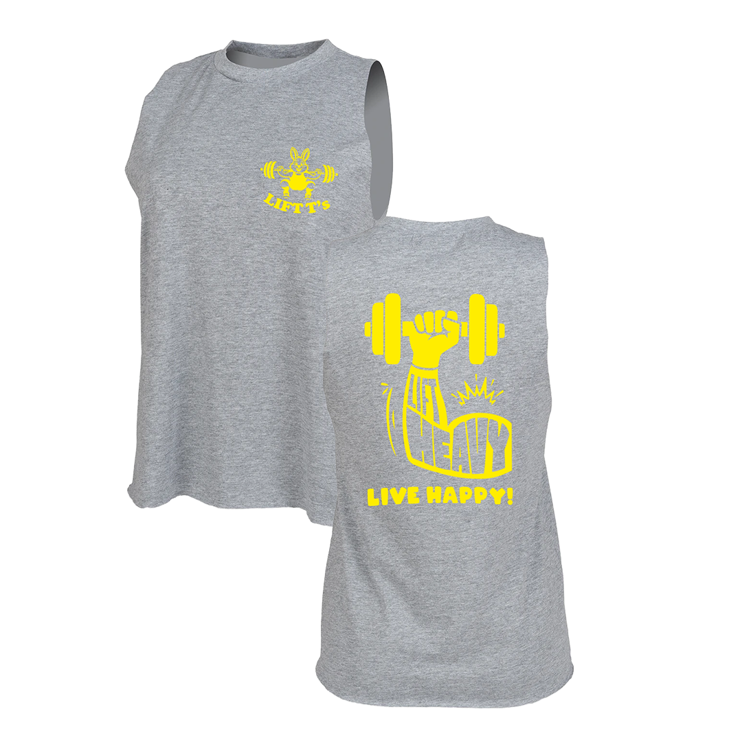 Lift Heavy Live Happy - Training Vest