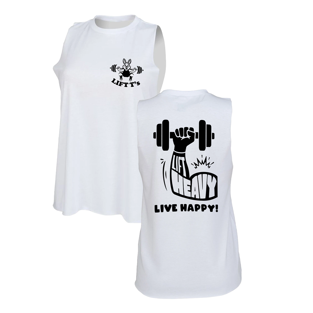 Lift Heavy Live Happy - Training Vest